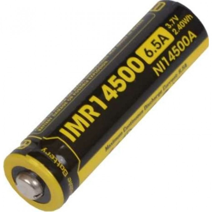 Аккумулятор NITECORE IMR NL14500A 3.7v 650mA 6.5A 13218