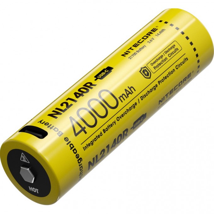 Аккумулятор NITECORE NL2140R 21700 Li-Ion 4000mAh 1403902