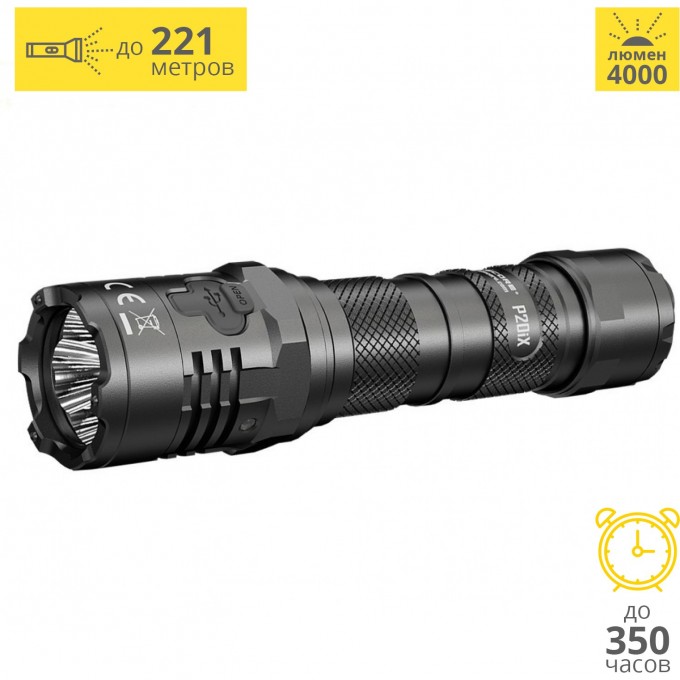 Фонарь NITECORE P20iX 4*CREE XP-L2 V6 20899