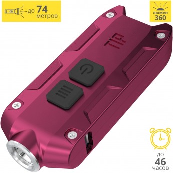 Фонарь NITECORE TIP2017 RED CREE XP-G2 15434