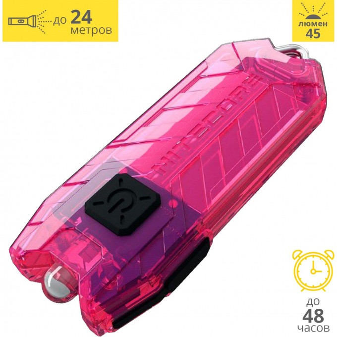 Фонарь NITECORE TUBE PINK NICHIA 14582