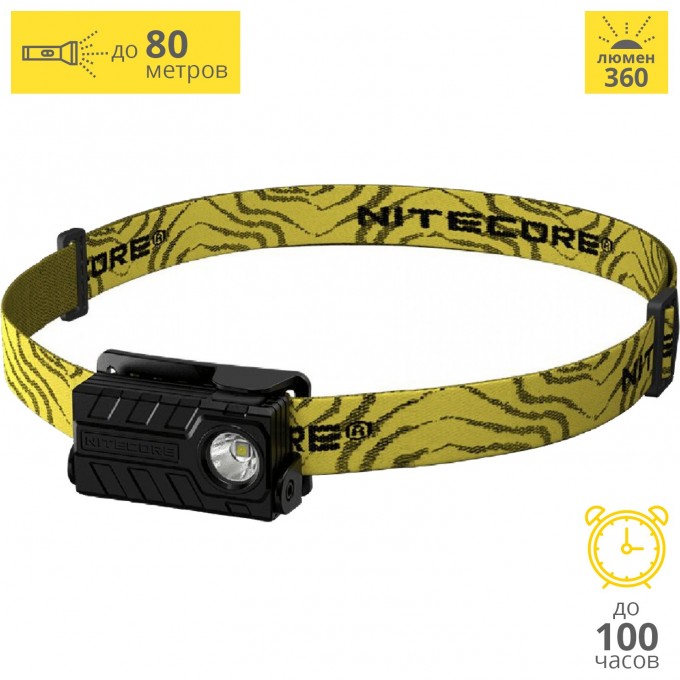 Налобный фонарь NITECORE NU20 BLACK CREE XP-G2 S3 15577