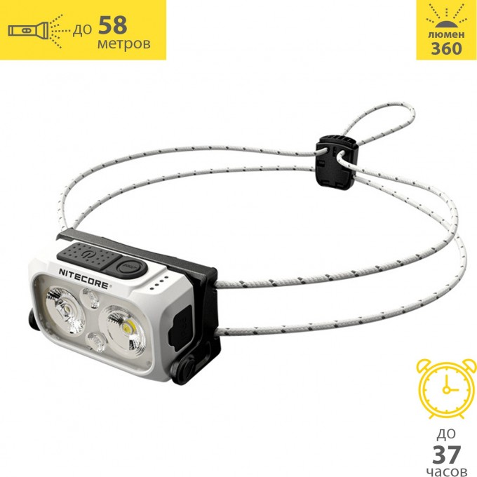 Налобный фонарь NITECORE NU21 Arctic White 0227
