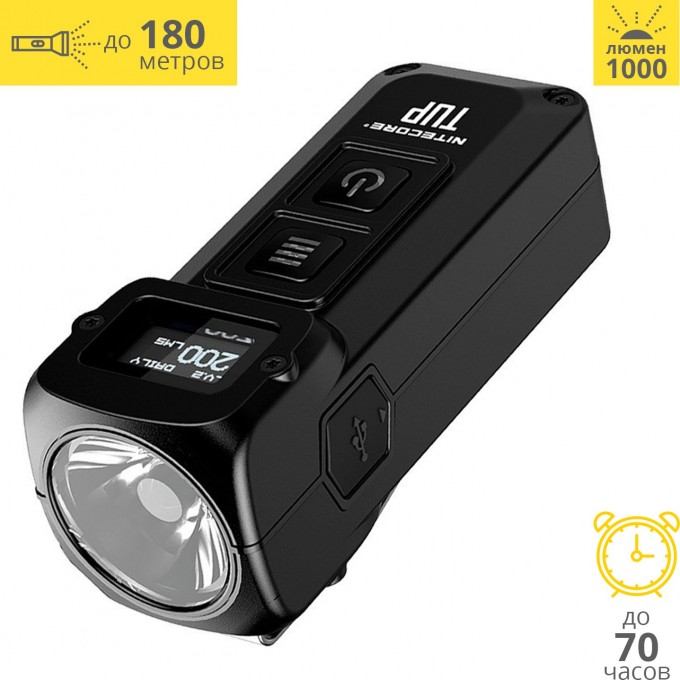 Фонарь NITECORE TUP GREY CREE XP-L HD V6 18401